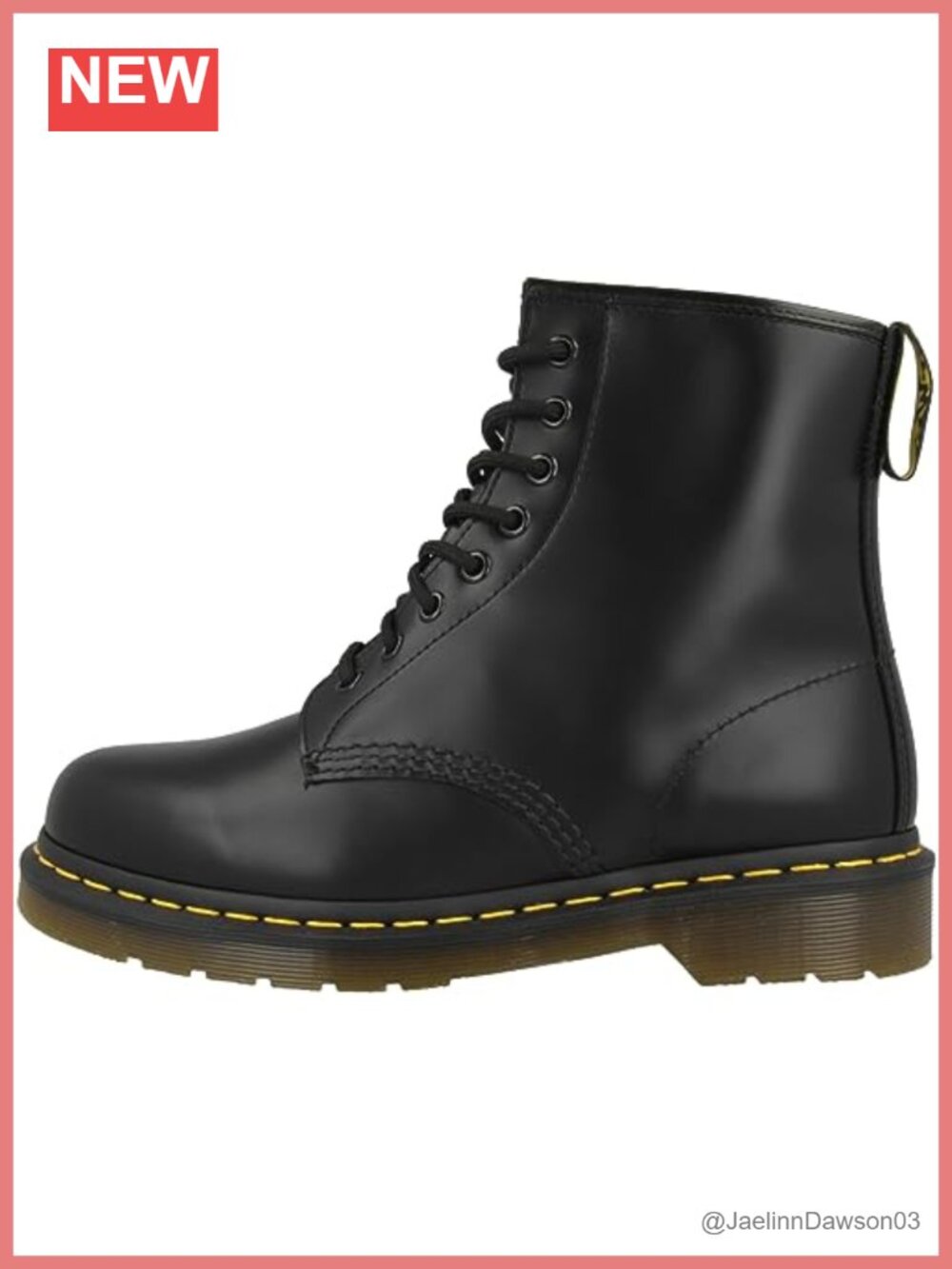 Dr. Martens 1460 8-Eye Lace-Up Leather Combat Boots